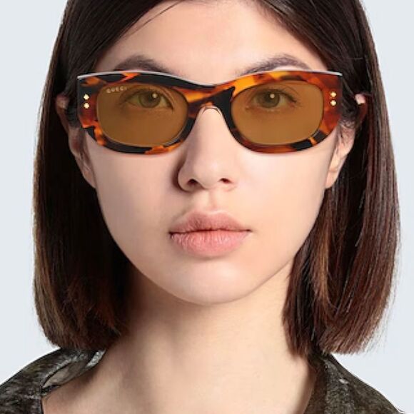Gucci GG1215S Havana Brown‎ OS 51 Eye NWT in packaging main image 9